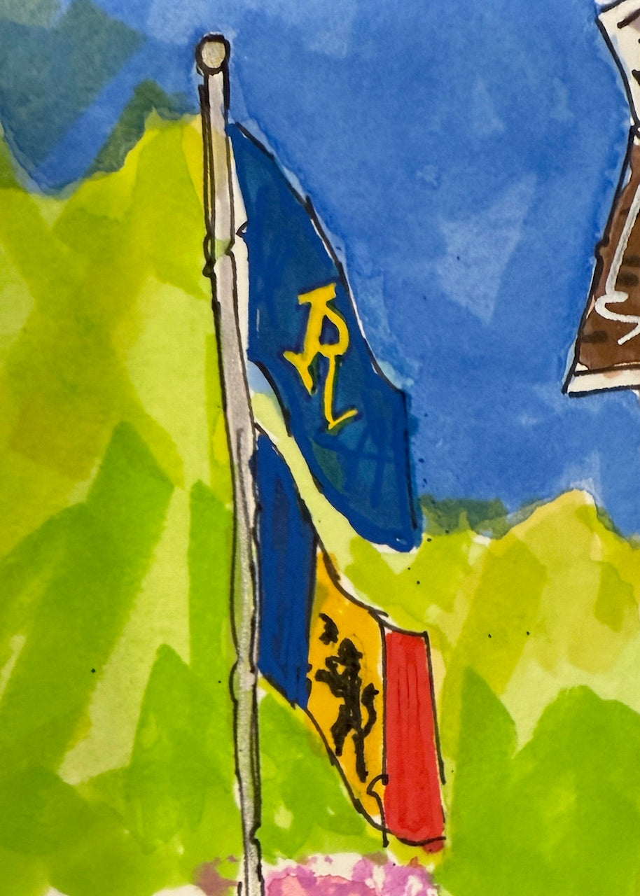 Unframed Giclée Print - Delta Kappa Epsilon, University of Rochester (12x16)