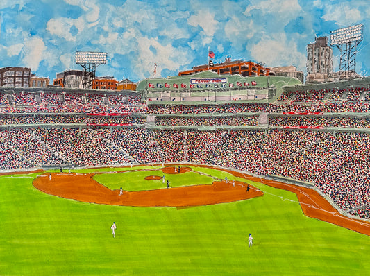 Fenway Park Original Artwork Limited Edition Print