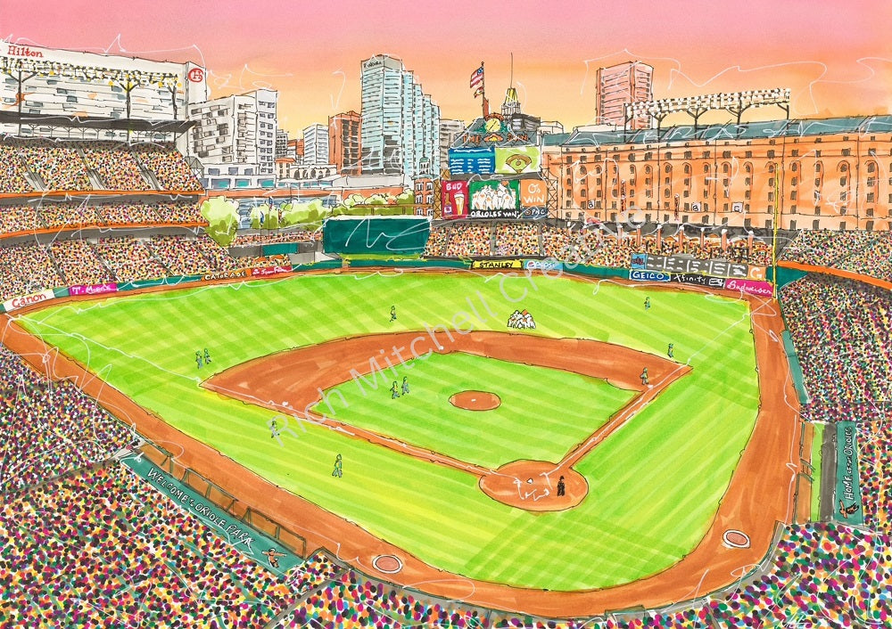 Camden Yards Original Artwork